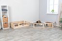 Vorschaubild TRIXIE Indoor Freilaufgehege, Meerschweinchen, 4 Elemente à 60 × 30 cm