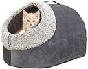 Vorschaubild TRIXIE Höhle Calida mit wärmereflektierender Einlage, 50 × 30 × 35 cm, grau/weiß-schwarz