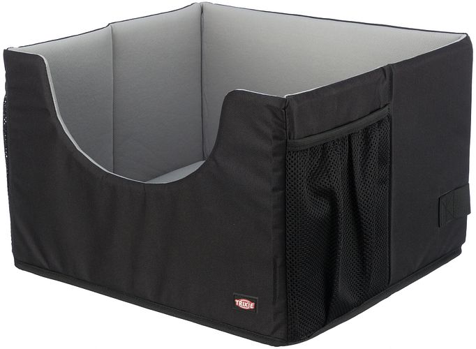 TRIXIE Autositz, 45 × 28 × 40 cm, schwarz/grau