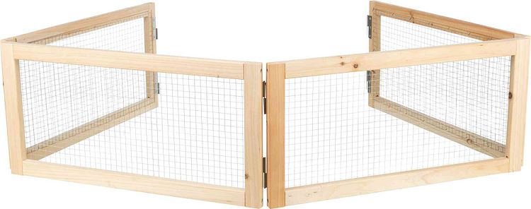 TRIXIE Indoor Freilaufgehege, Meerschweinchen, 4 Elemente à 60 × 30 cm
