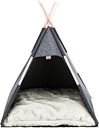 Vorschaubild TRIXIE Höhle Tipi, Filz, 70 × 70 × 70 cm, anthrazit