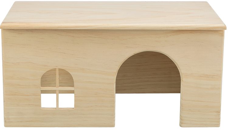 TRIXIE Haus, nagelfrei, Zwergkaninchen, Holz, 40 × 20 × 23 cm