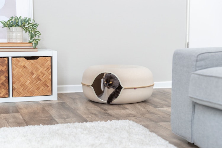 Spieldonut, Filz, ø 60 cm, beige