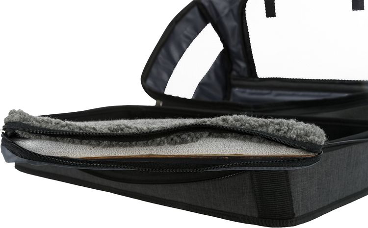 TRIXIE Tasche Holly, 30 × 30 × 50 cm, schwarz/grau