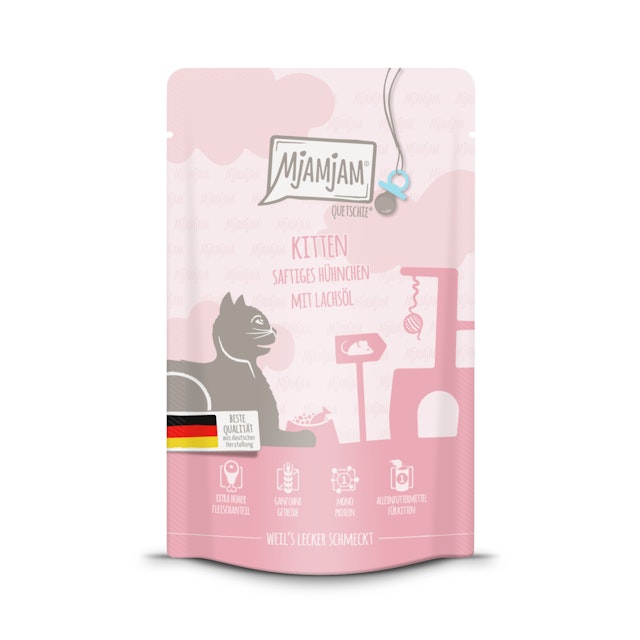 MJAMJAM Quetschies Kitten 125g Beutel KatzennassfutterVorschaubild