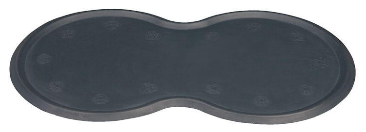 TRIXIE Napfunterlage Naturgummi 45 x 25 cm dunkelgrau