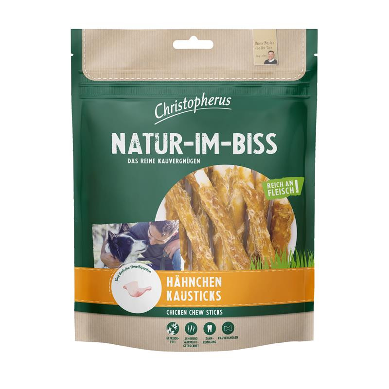 Christopherus 10 x 300g Natur-Im-Biss Hähnchen-Kausticks