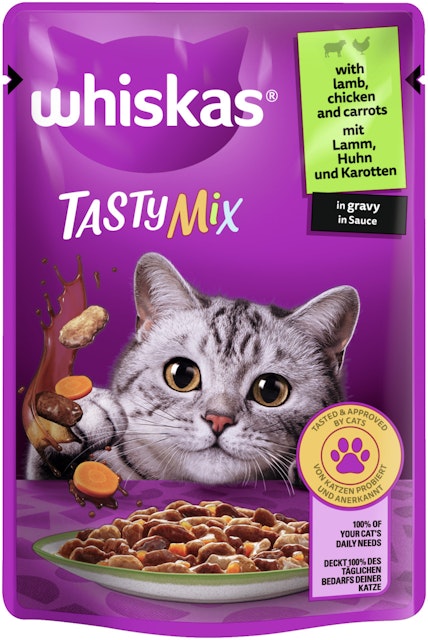 Whiskas TastyMix in Sauce 85 Gramm KatzennassfutterVorschaubild