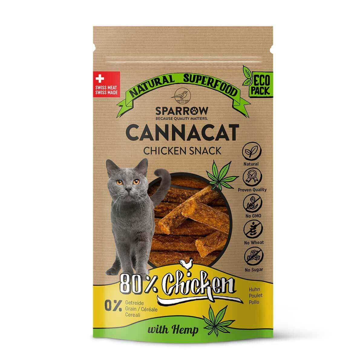 SPARROW Pet CannaCat 50g Katzensnack