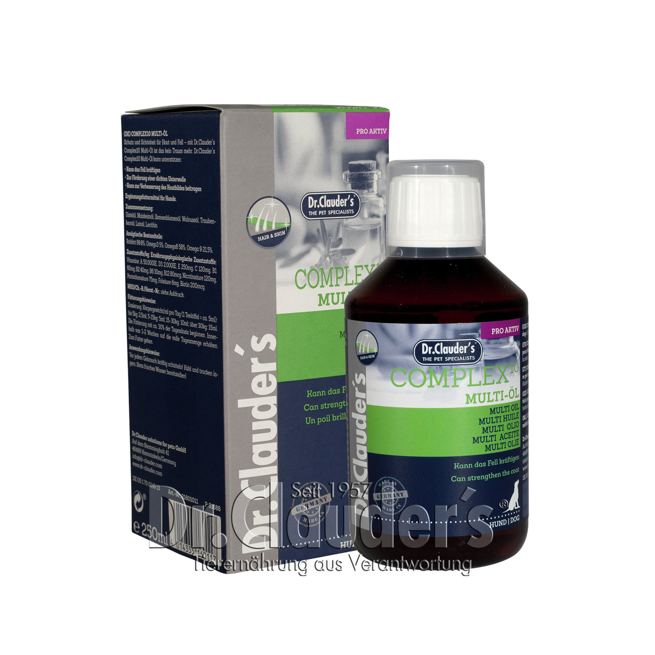 Dr Clauders 250ml MultiDerm Complex 10 Öl