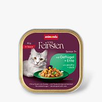 animonda Vom  Feinsten Senior Geflügel+Ente in Sauce 32 x 85g Katzennassfutter