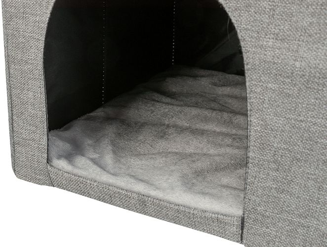 TRIXIE Höhle Kimy, 72 × 40 × 40 cm, hellgrau
