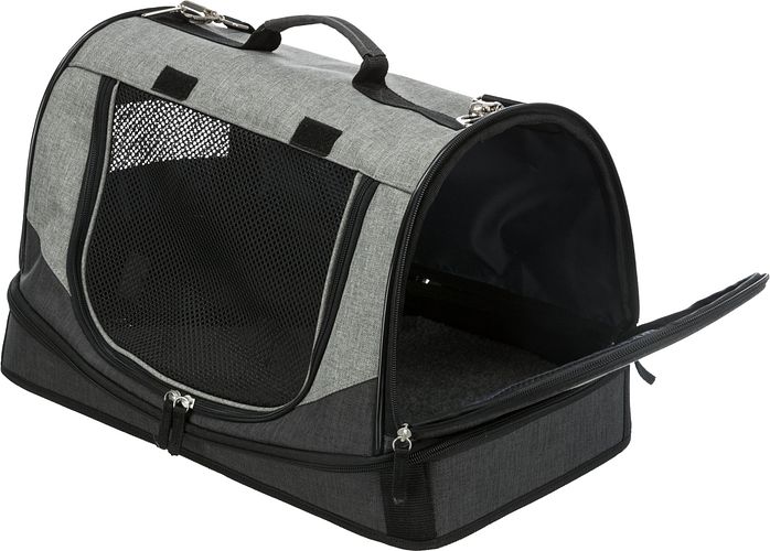 TRIXIE Tasche Holly, 30 × 30 × 50 cm, schwarz/grau