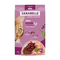 Sanabelle 2 x 8kg Senior Huhn Katzentrockenfutter-Sparpaket