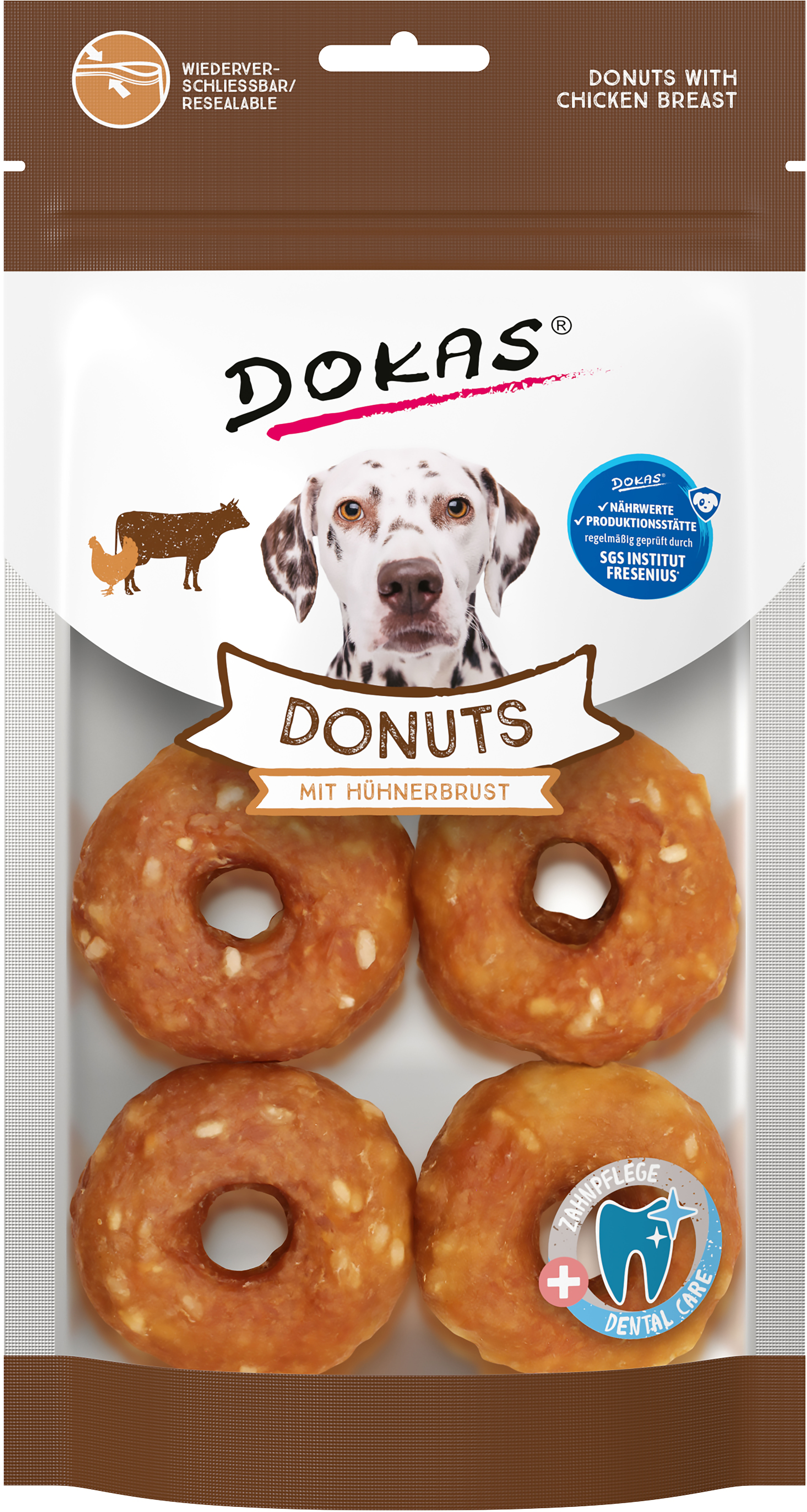 DOKAS Donuts Hühnerbrust Hundesnack