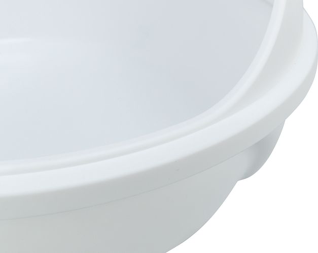 TRIXIE Katzentoilette Simao, hoher Rand, 48 × 30 × 58 cm, weiß