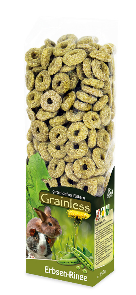 JR FARM Grainless Erbsen Ringe-150g Kleintiersnack