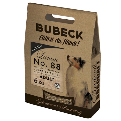 Bubeck Nr. 88 Adult Lammfleisch mit Kartoffel & Amaranth gebacken Hundetrockenfutter