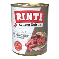 Rinti Kennerfleisch Dose 12x800g Kaninchen Hundenassfutter