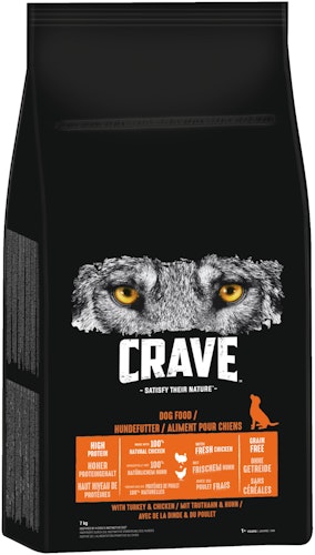 CRAVE Truthahn & Huhn Hundetrockenfutter