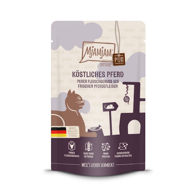 MJAMJAM Quetschies PUR 125g Beutel KatzennassfutterVorschaubild