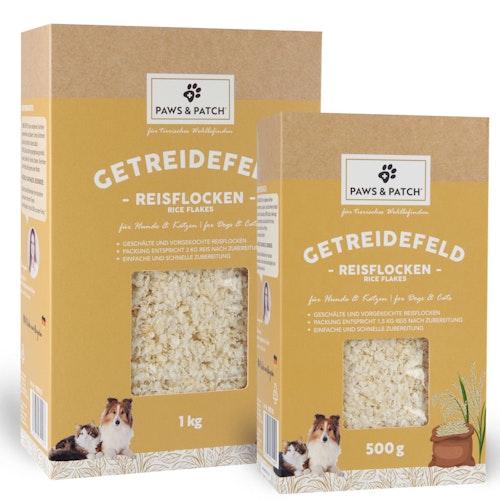 Paws&Patch 500g Reisflocken
