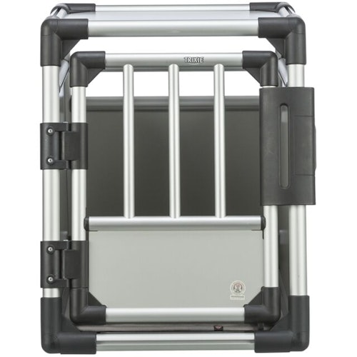 TRIXIE Transportbox Aluminium silber/hellgrau Transportbox