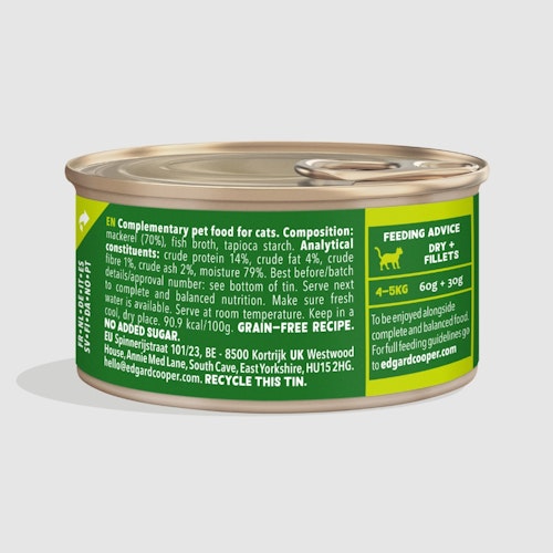 Edgard&Cooper Frische Makrele 70g Katzenfeuchtfutter