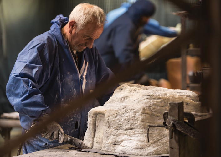 Oase Bachlaufschale Premium Grand Canyon schiefer braun, Klippe