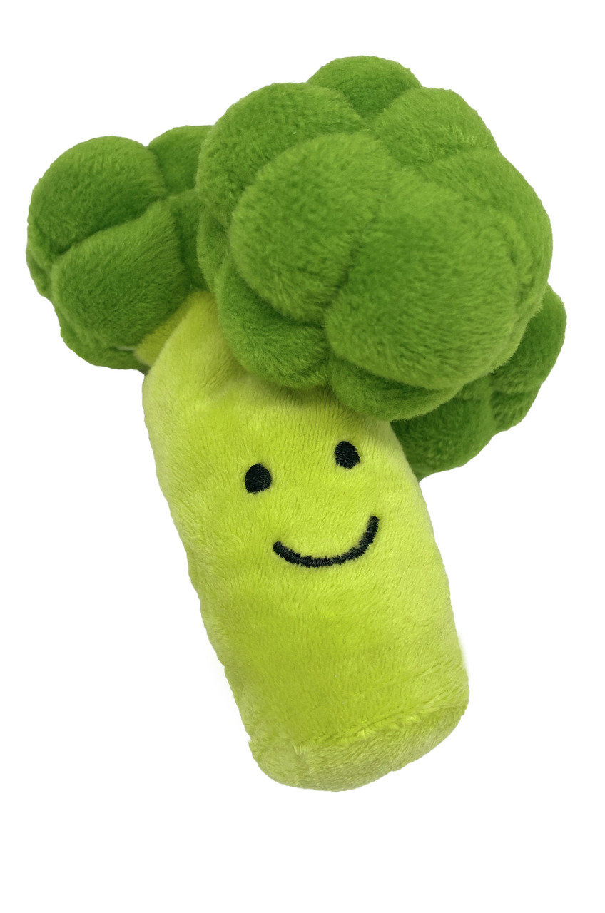 Aumüller Katzenspielkissen Brokkoli mit Baldrian und Dinkelspelz Katzenspielzeug