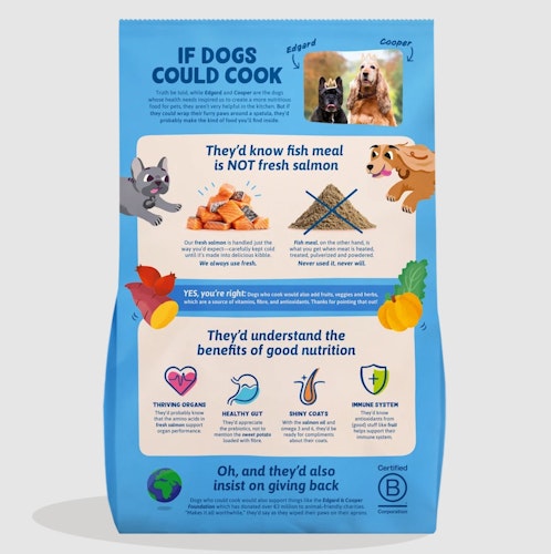 Edgard&Cooper Adult norwegischer Lachs getreidefrei Hundetrockenfutter