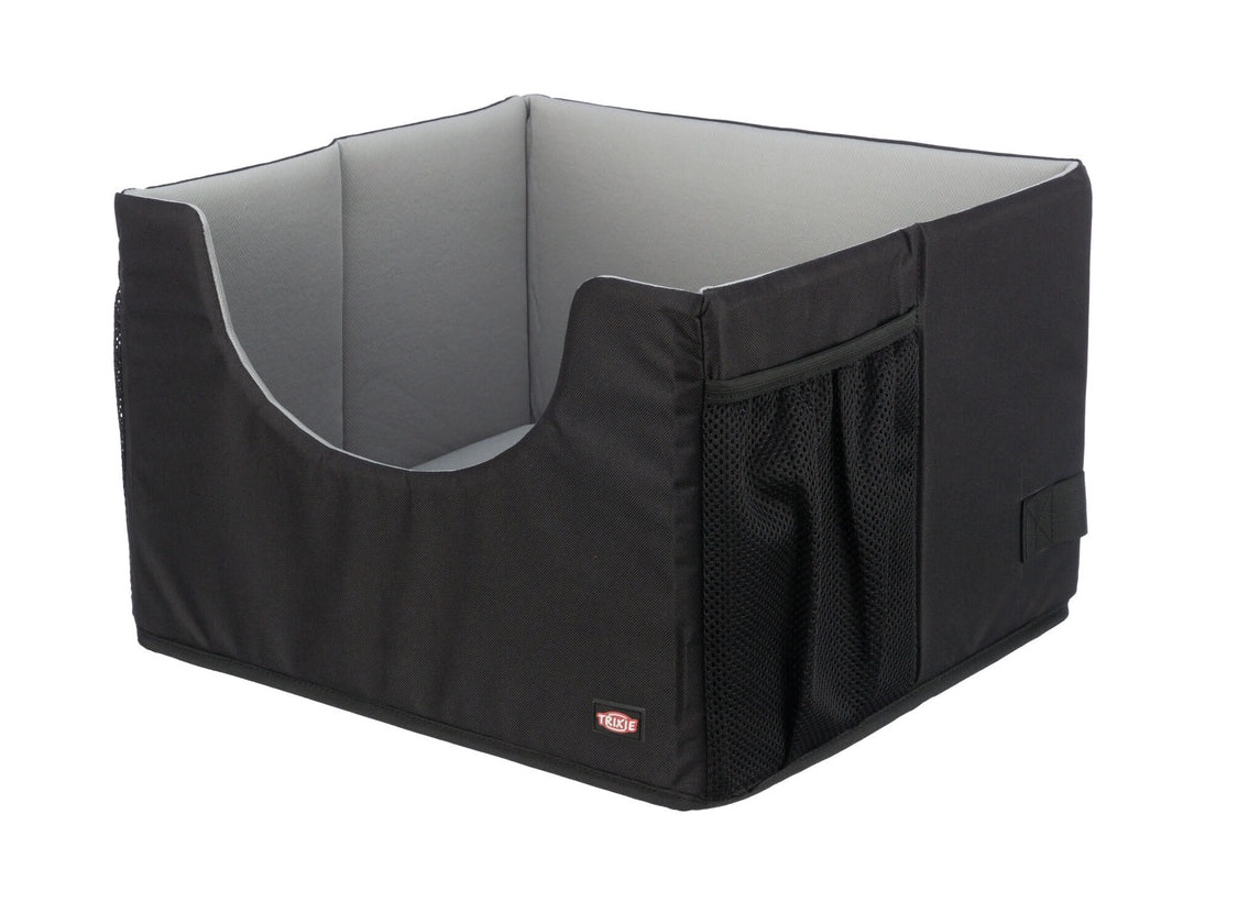TRIXIE Autositz, 45 × 28 × 40 cm, schwarz/grau