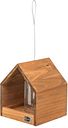 Vorschaubild TRIXIE Futterhaus zum Aufhängen & Silo, Kiefernholz, 20 × 24 × 20 cm, braun