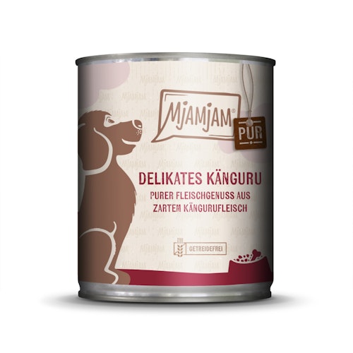 MJAMJAM Purer Fleischgenuss 800g Dose Hundenassfutter
