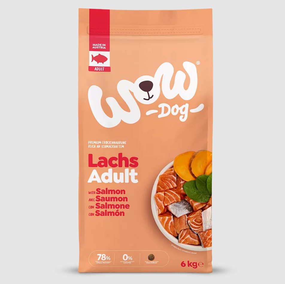 WOW Adult Lachs 12kg Hundetrockenfutter