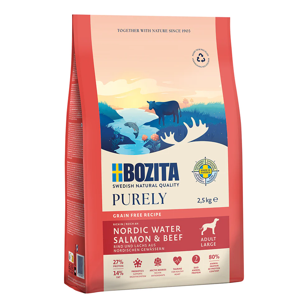 Bozita 2,5kg Purely Adult Groß Lachs&Rin