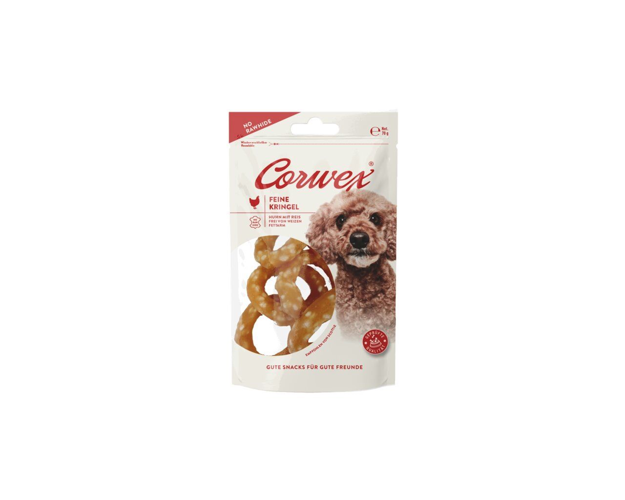 Corwex Kringel Huhn mit Reis 70g Hundesnack