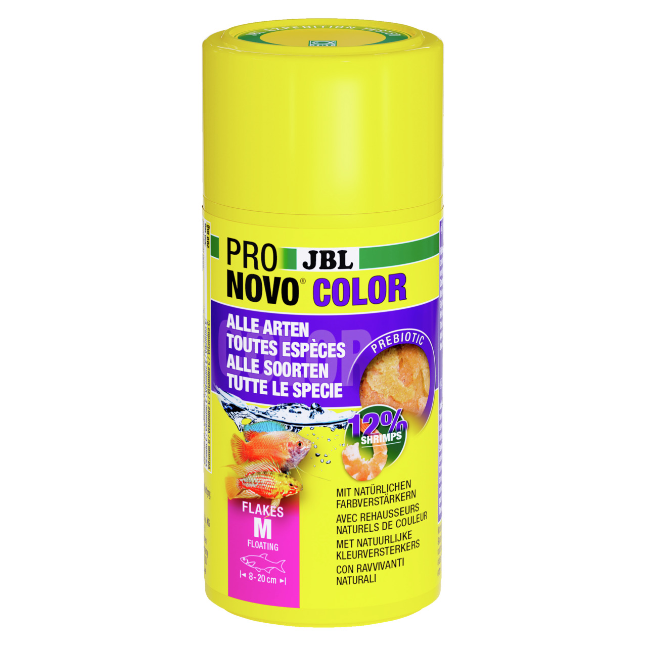 JBL Pronovo Color Flakes M 250 Milliliter Fischfutter