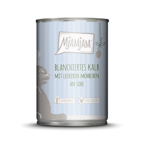MjAMjAM Katze 380g  blanchiertes Hünchen mit Kürbis