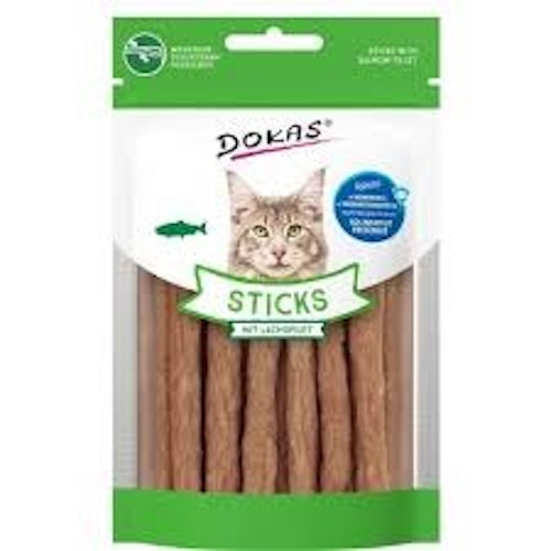 DOKAS 30g Sticks Lachsfilet Katzensnack