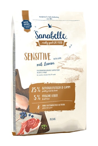 Sanabelle Sensitive mit Lamm Katzentrockenfutter