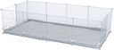Vorschaubild TRIXIE Indoor Freilaufgehege, Metall/Kunststoff, 140 × 35 × 70 cm, weiß