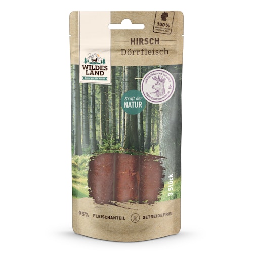 Wildes Land Dörrfleisch Hunde Snack