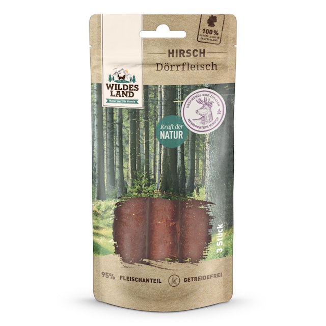 Wildes Land Dörrfleisch Hunde SnackVorschaubild