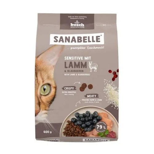 Sanabelle 400g Sensitive Lamm Katzentrockenfutter