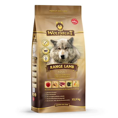 WOLFSBLUT Range Lamb Lamm mit Vollkornreis Hundetrockenfutter