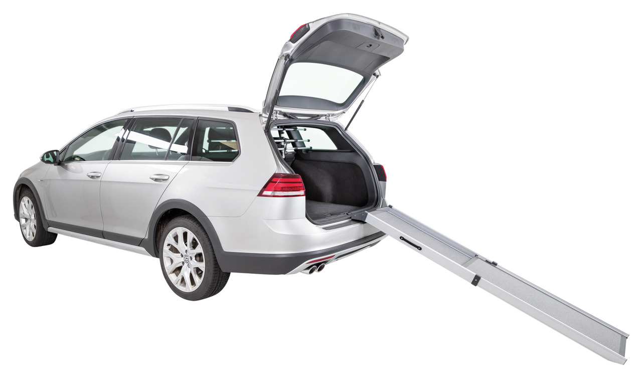 TRIXIE Teleskop-Rampe Petwalk 43x100-180cm grau