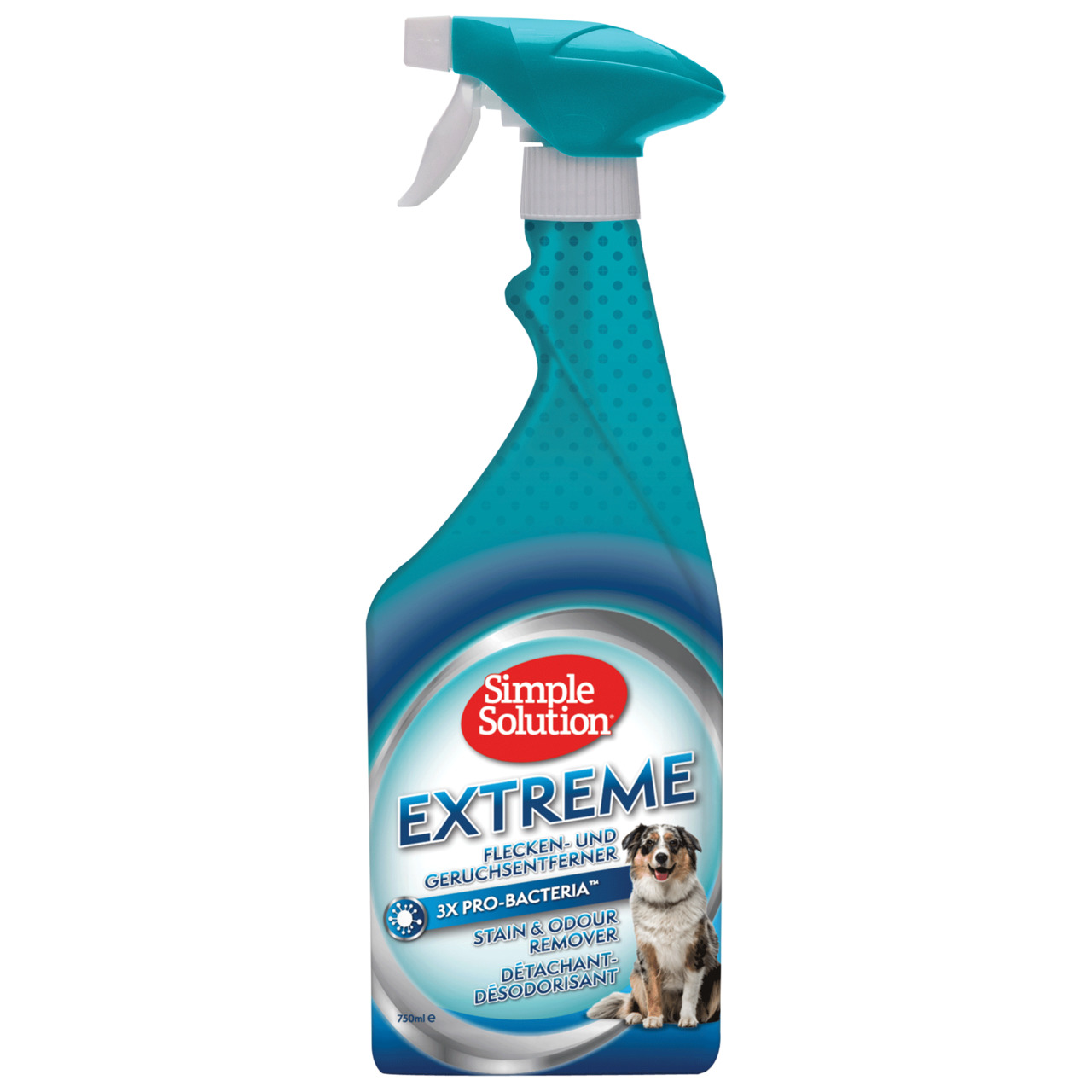 Simple Solution Hunde Flecken-& Geruchsentferner Extreme 750 ml Sprühflasche