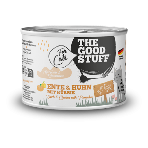 The Goodstuff Adult Dose 6x200g Ente & Huhn mit Kürbis Katzennassfutter