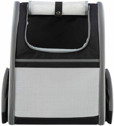 TRIXIE Rucksack Chloe, 39 × 43 × 27 cm, hellgrau/schwarz